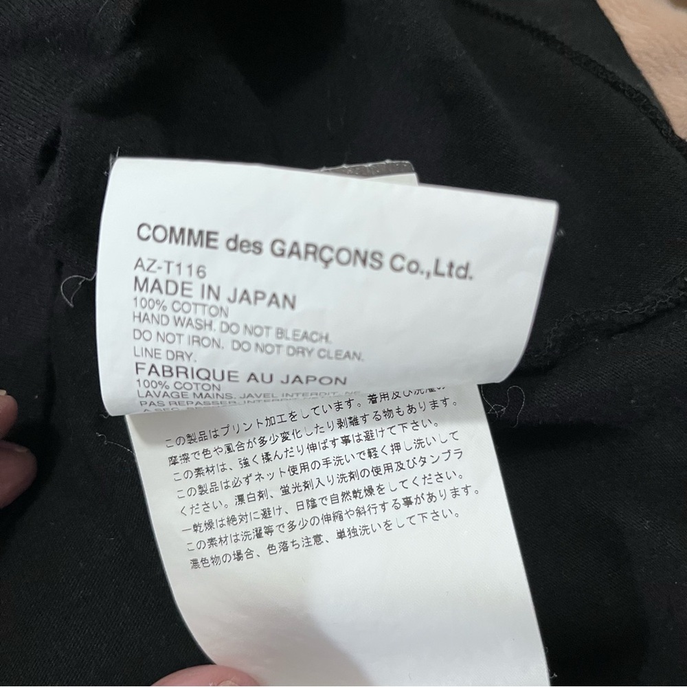 COMME DES GARÇONS PLAY DOUBLE - HEART T-SHIRT - Picture 8 of 9